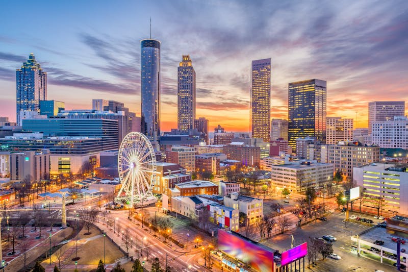 Atlanta, Georgia Skyline - Evening